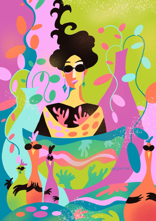 Lady with Sunglasses 3